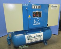 used quincy rotary screw with sound enclosure air compressor QMB-25