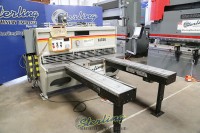used accurshear hydraulic power shear with front cnc gauging 61356