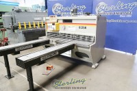 used accurshear hydraulic power shear with front cnc gauging 61356