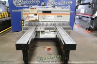 used accurshear hydraulic power shear with front cnc gauging 61356