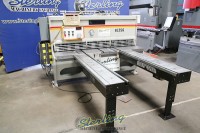used accurshear hydraulic power shear with front cnc gauging 61356