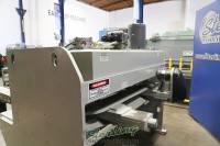 used accurshear hydraulic power shear with front cnc gauging 61356