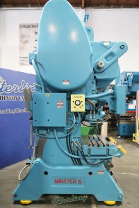 used minster obi double geared head punch press #6