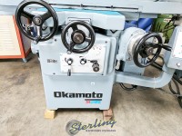 used okamoto semi-auto hydraulic surface grinder 802A
